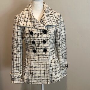 White House black market tweed jacket, size small